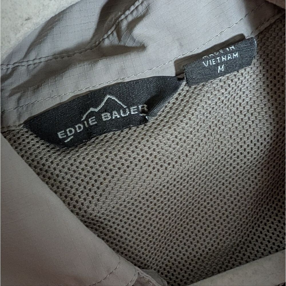 Eddie Bauer long sleeve fishing shirt men's size Medium Performance mesh outdoor - Picture 3 of 10